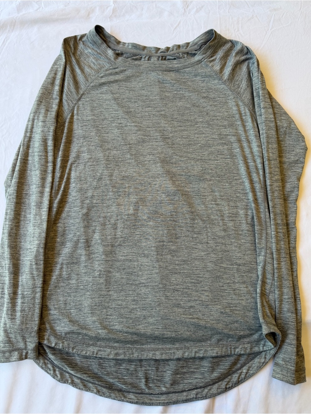 Apana Gray Heathered Performance Tee